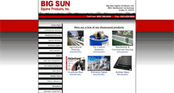 Desktop Screenshot of bigsunproducts.com